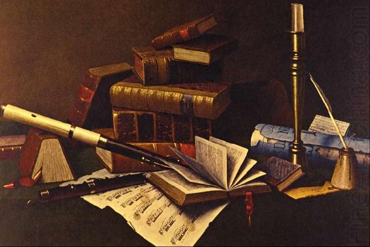 William Michael Harnett Music and Literature china oil painting image